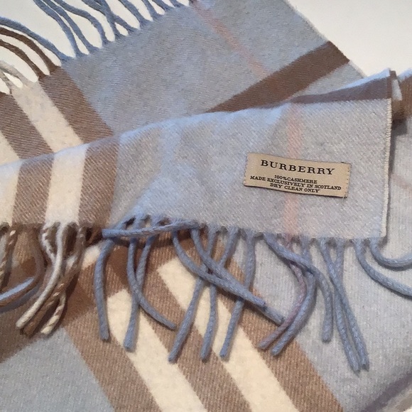 BURBERRY CASHMERE SCARF - Picture 2 of 2